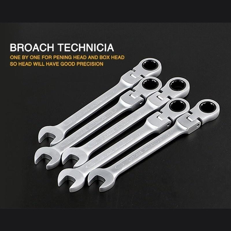 Buy Durable 619mm Movable Head Ratchet Spanner Wrench Automotive