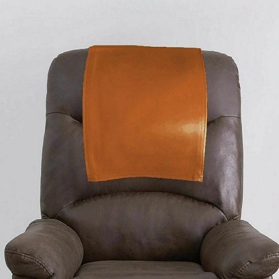 Buy Noora Genuine Sheepskin Leather Recliner Chair Headrest Cover