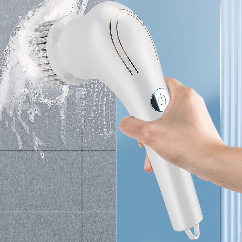Buy Electric Scrubber Dishwashing Brush Cordless Cleaning Brush Rotary