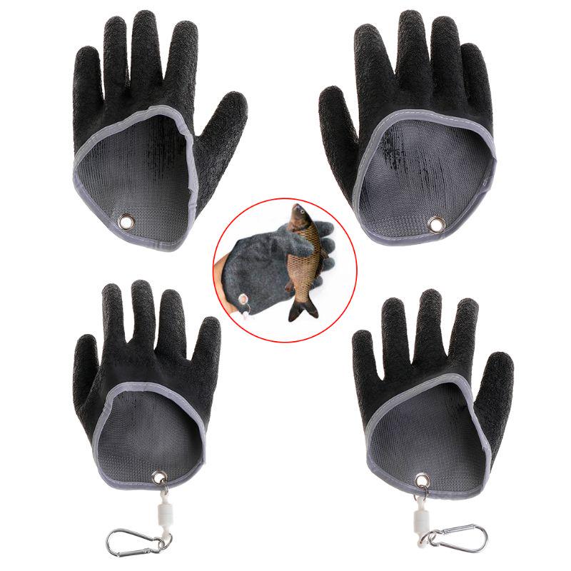 Cheap Fishing Gloves Non Slip Latex Glove Release Fish Grab Anti