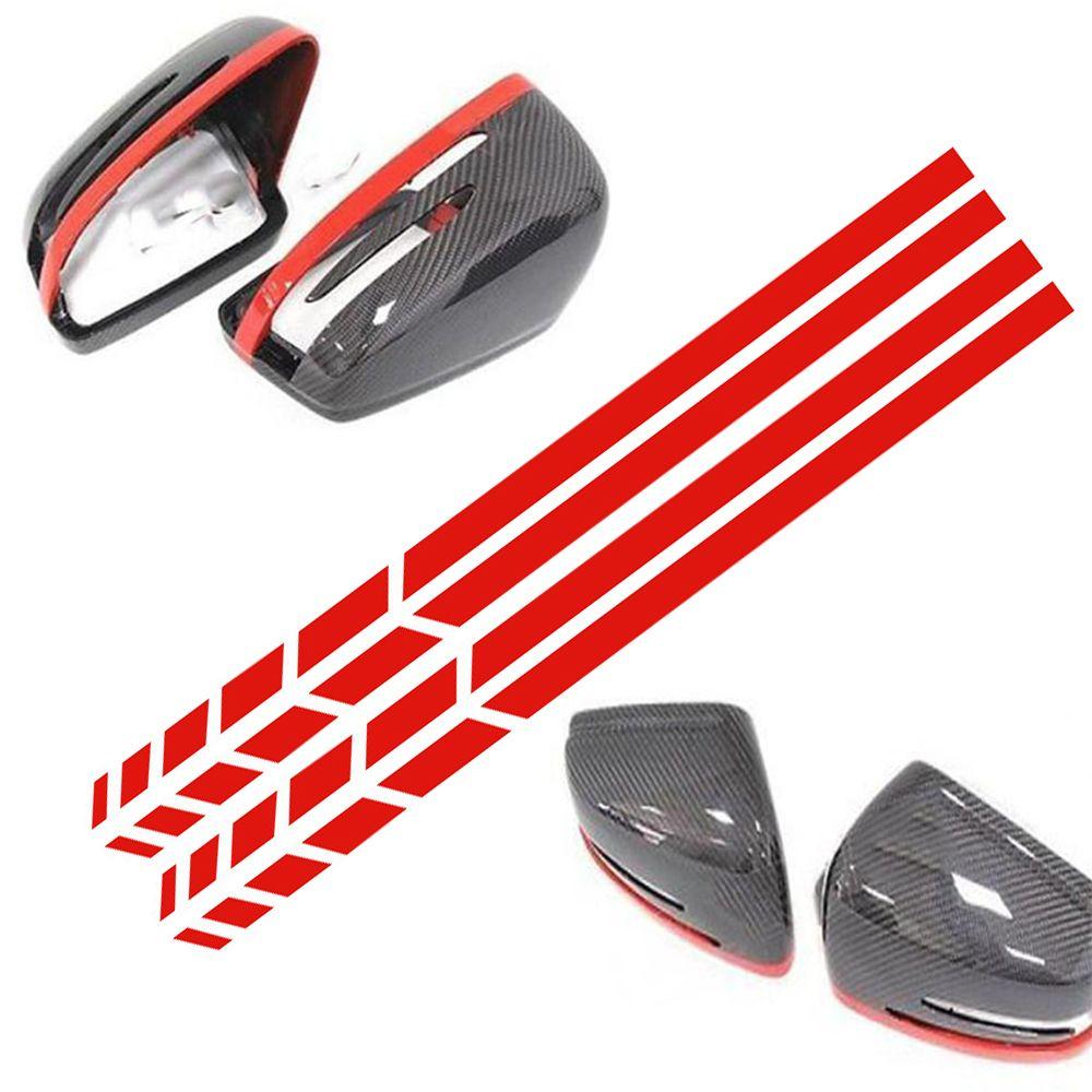 Kaufe Black/White/Red/Blue DIY Accessories Car Decal Rearview Side