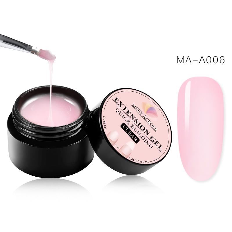 Buy 8 Ml Quick Extension Gel Polish Nail Tips Design UV Gel Nail Art Extension Gel Polish at