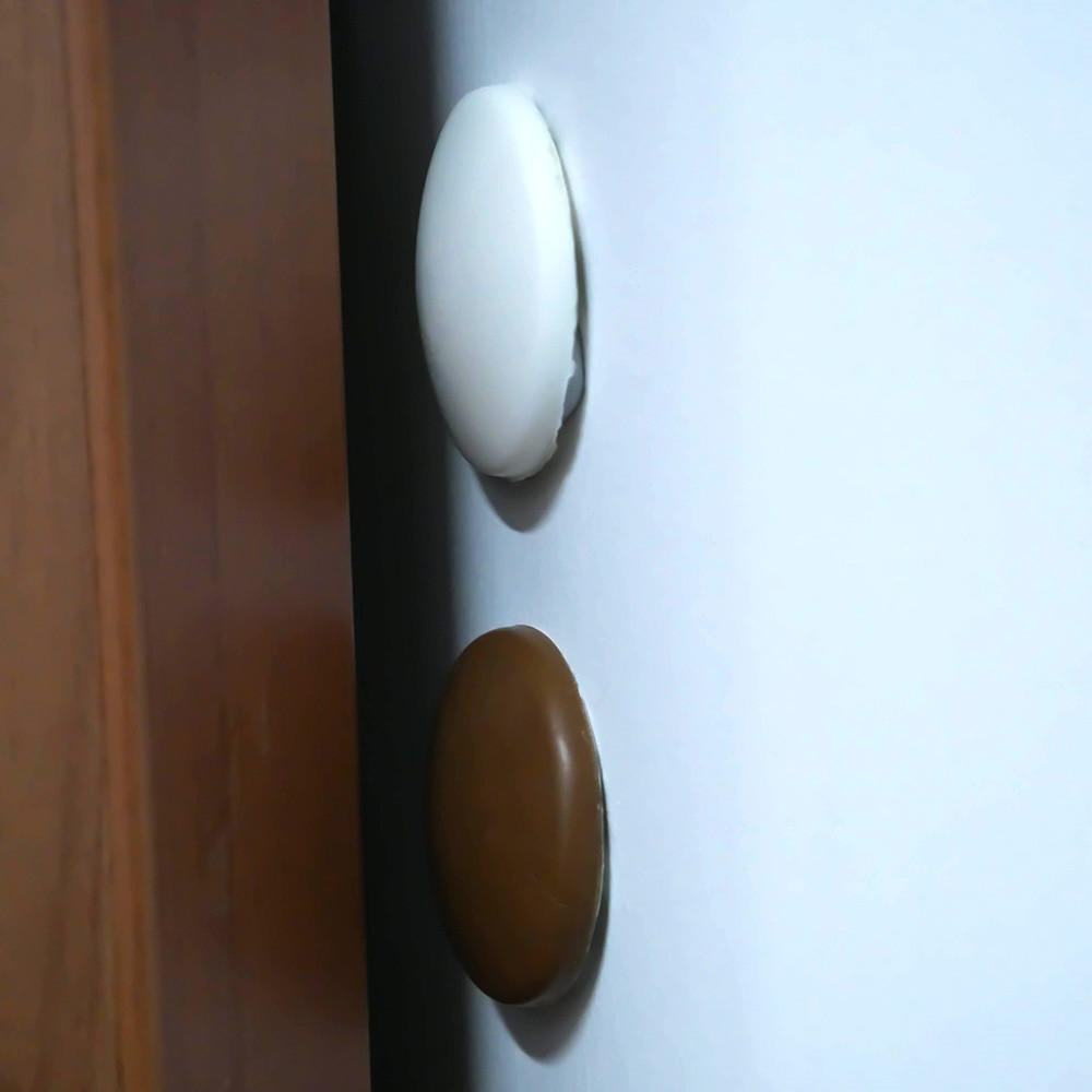 Beautiful Easy To Remove Guard Stopper Round Wall Protector Rubber Door