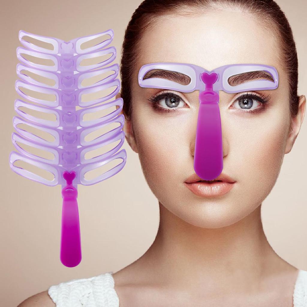 Buy 8PC Professional Lasting Eyebrow Shaper For Easy Grooming Shaping