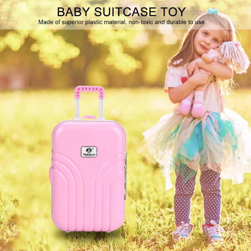 Baby Suitcase Toy Cute Plastic Rolling Suitcase Mini Luggage Boxbuy at