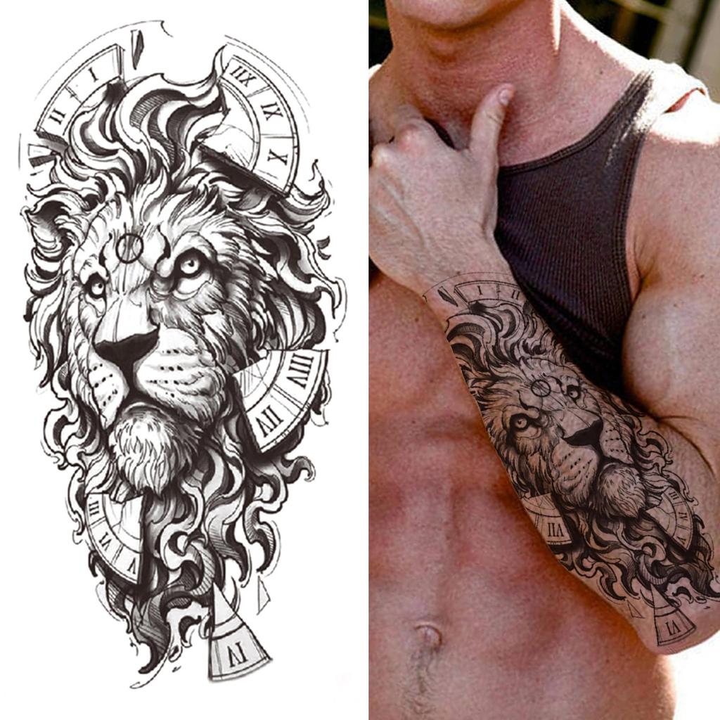 Full Arm Temporary Tattoos Manica Per Uomo Donne Realistico Falso Tatoos Guerriero Leone Tigre Fiore Tatoo Adesivo Nero Totem Maori Acquista In Modo Economico — Spedizione Gratuita, Recensioni Reali Con Foto — Joom 1024_x_1024_jpg