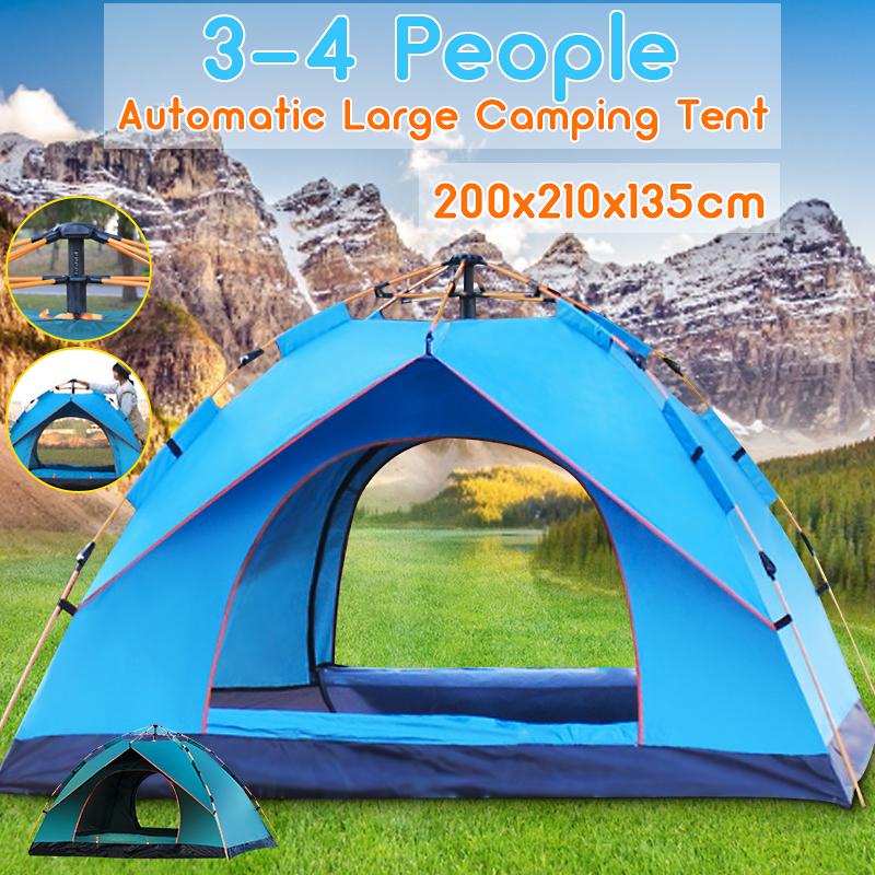 Buy 34 People pop up tents Open tent Throw Outdoor camping Hiking