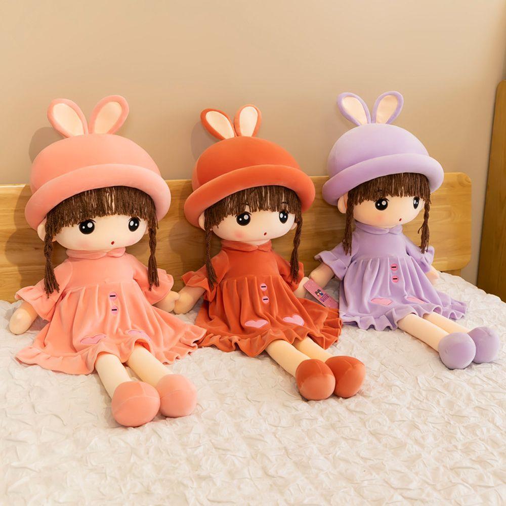 Buy Doll Girl Stuffed Toys Bunny Ears Gril Plush Toy Rabbit Ear Sweetheart Doll Stuffed Animal