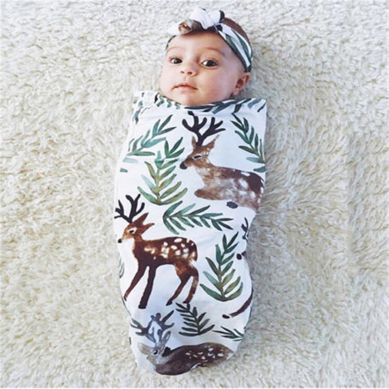 Newborn Baby Blanket Swaddle Sleeping Bag Sleepsack Stroller Wrap
