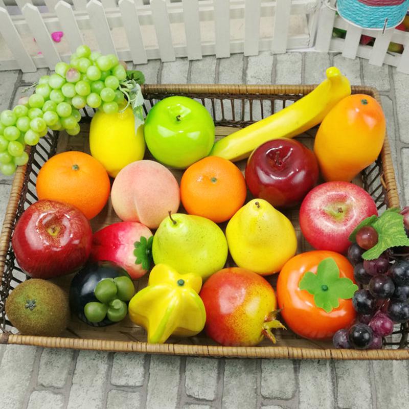 Buy New Lifelike Artificial Plastic Fruit Vegetable Fake Foam Fruits
