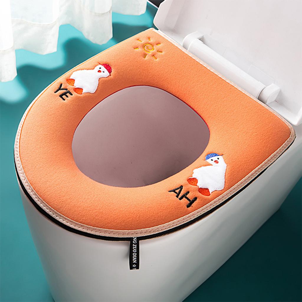Buy Cute Cartoon Duck Winter Warm Toilet Seat Cover Closestool Mat