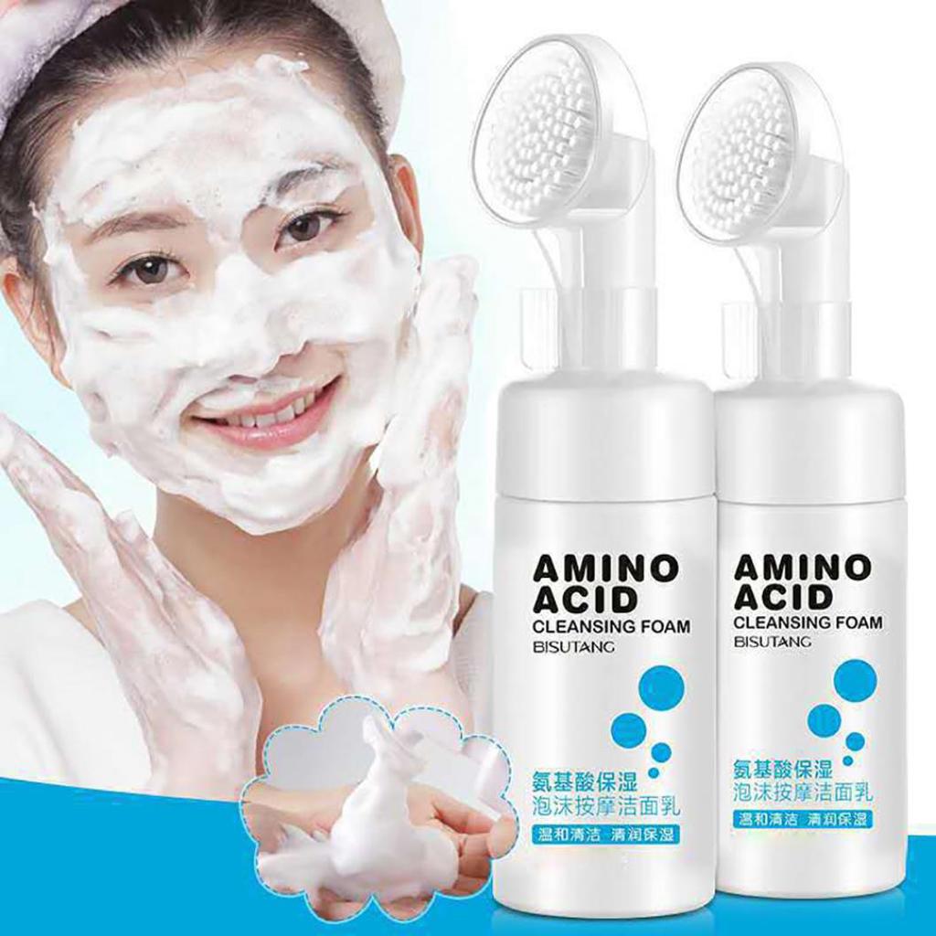 120ml Amino Acid Face Deep Cleansing Cream Skin Care Foam Cleanser With