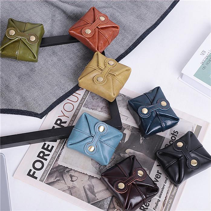 Cheap Coin Purse Small Mini Soft Leather Women Pouches Key Lipstick