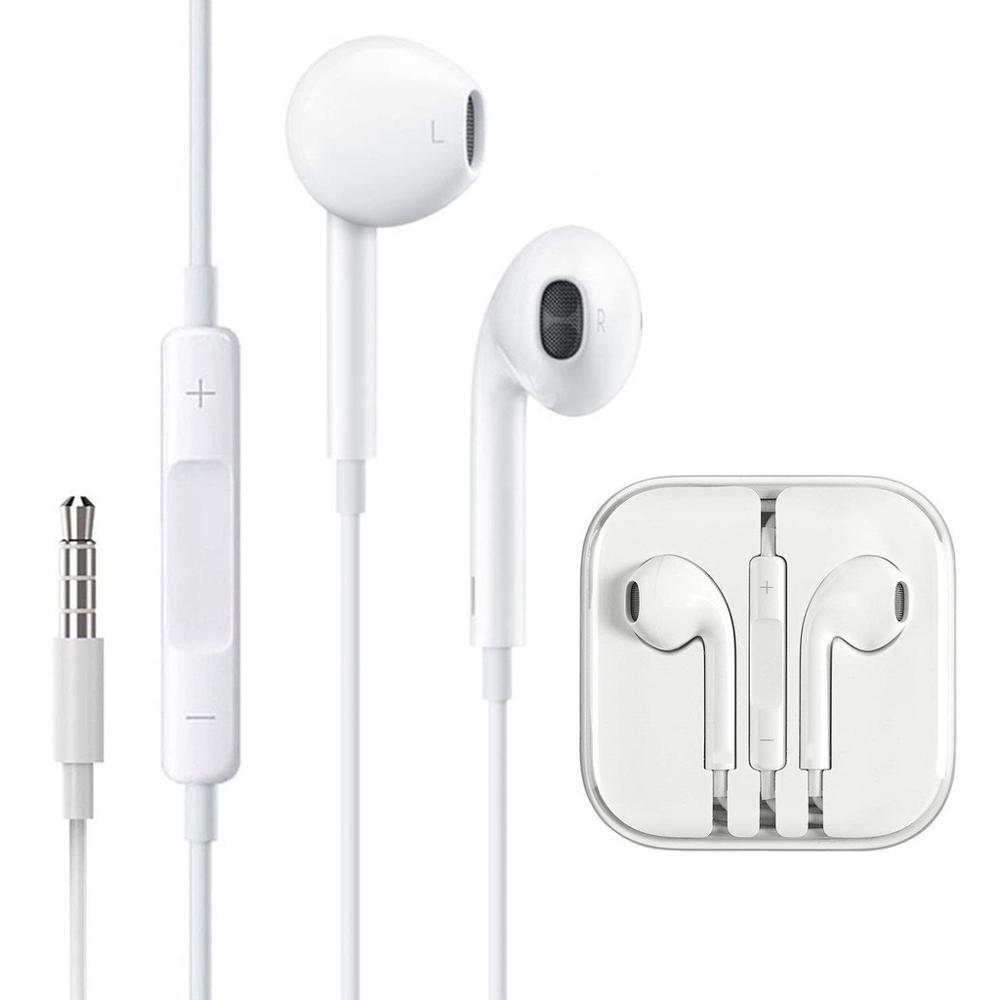 Buy New Cheap Earphones for All the Smartphones White Earphone Wired