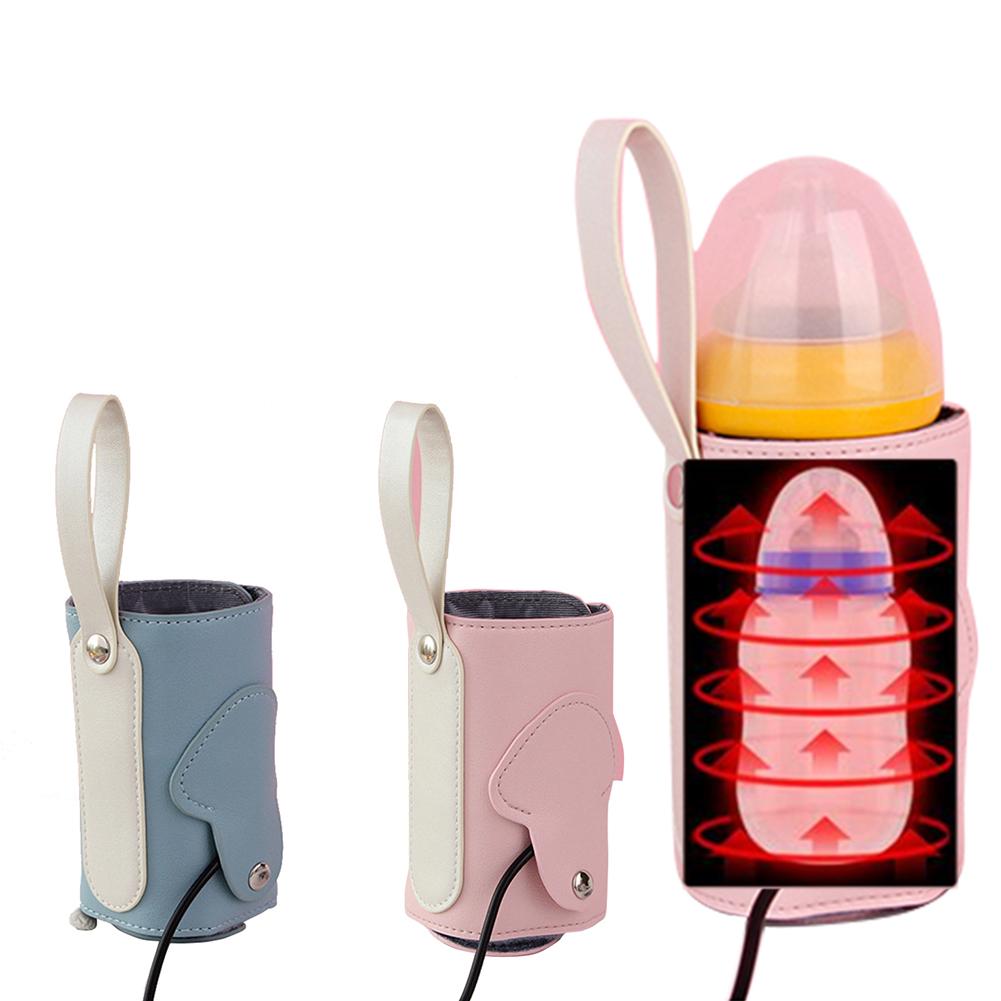 Buy Baby Bottle Warmer Bag Insulated Portable USB Milk Heating Carrier