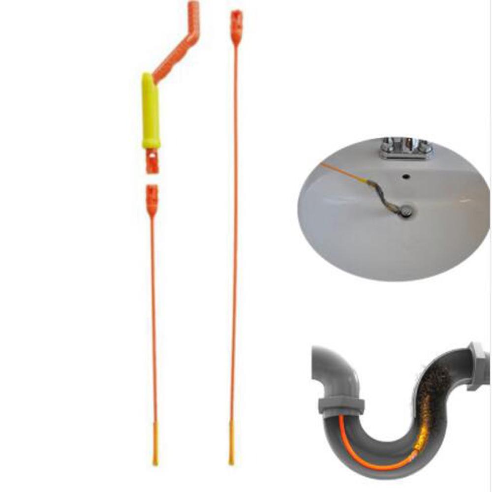 Buy Drain Hair Tool Starter Kit Flexible Drain Snake Clog Wand Shower