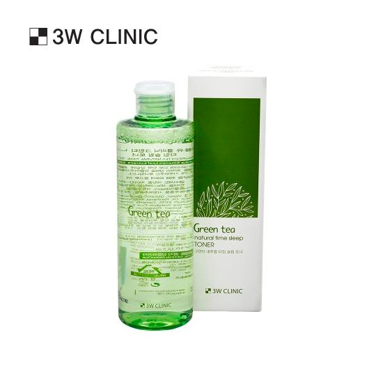 3W CLINIC Green Tea Natural Time Slip Toner 300ml uygun fiyatlı satın