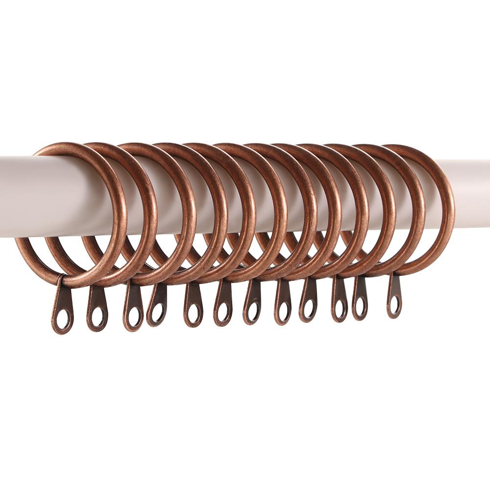 5 Colors Metal Heavy Duty Low Noise Curtain Rings For Curtains Rods
