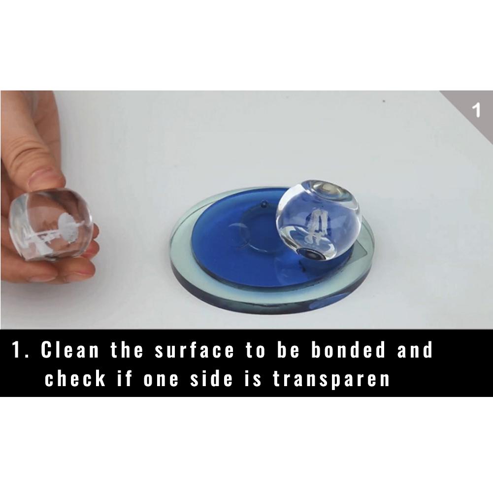 Buy Visbella UV Light Glue Kit Clear Adhesive Liquid Plastic Welder 5