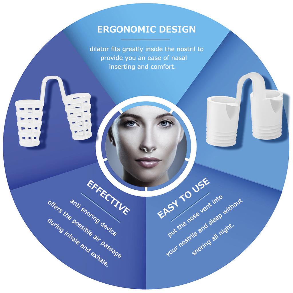 Buy 10Pcs Stop Snoring Nose Vents Clip Anti Snore Sleep Apnea Nasal