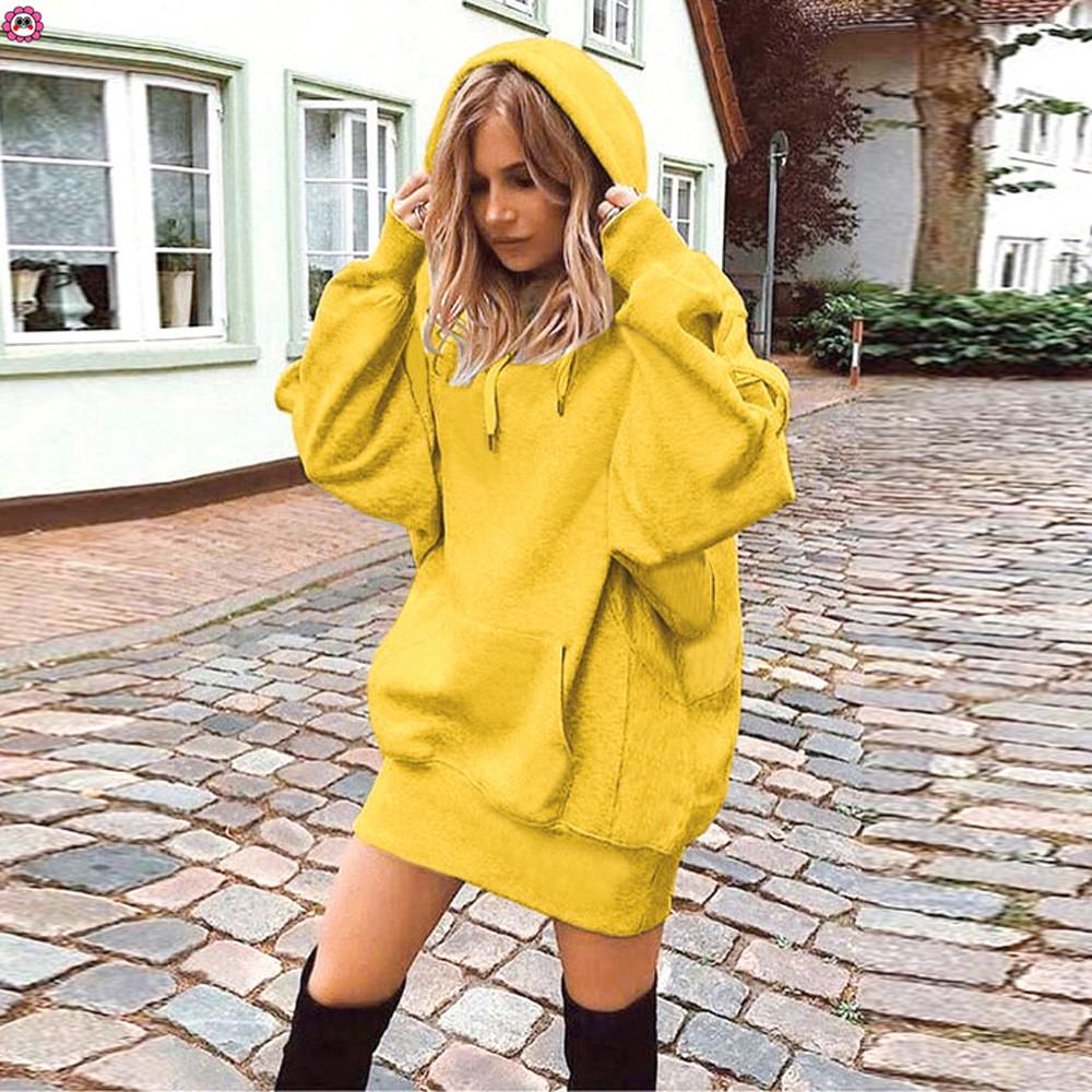 Cheap Fashion Women Autumn Winter Warm Sweatshirt Coat Hoodie Pullover
