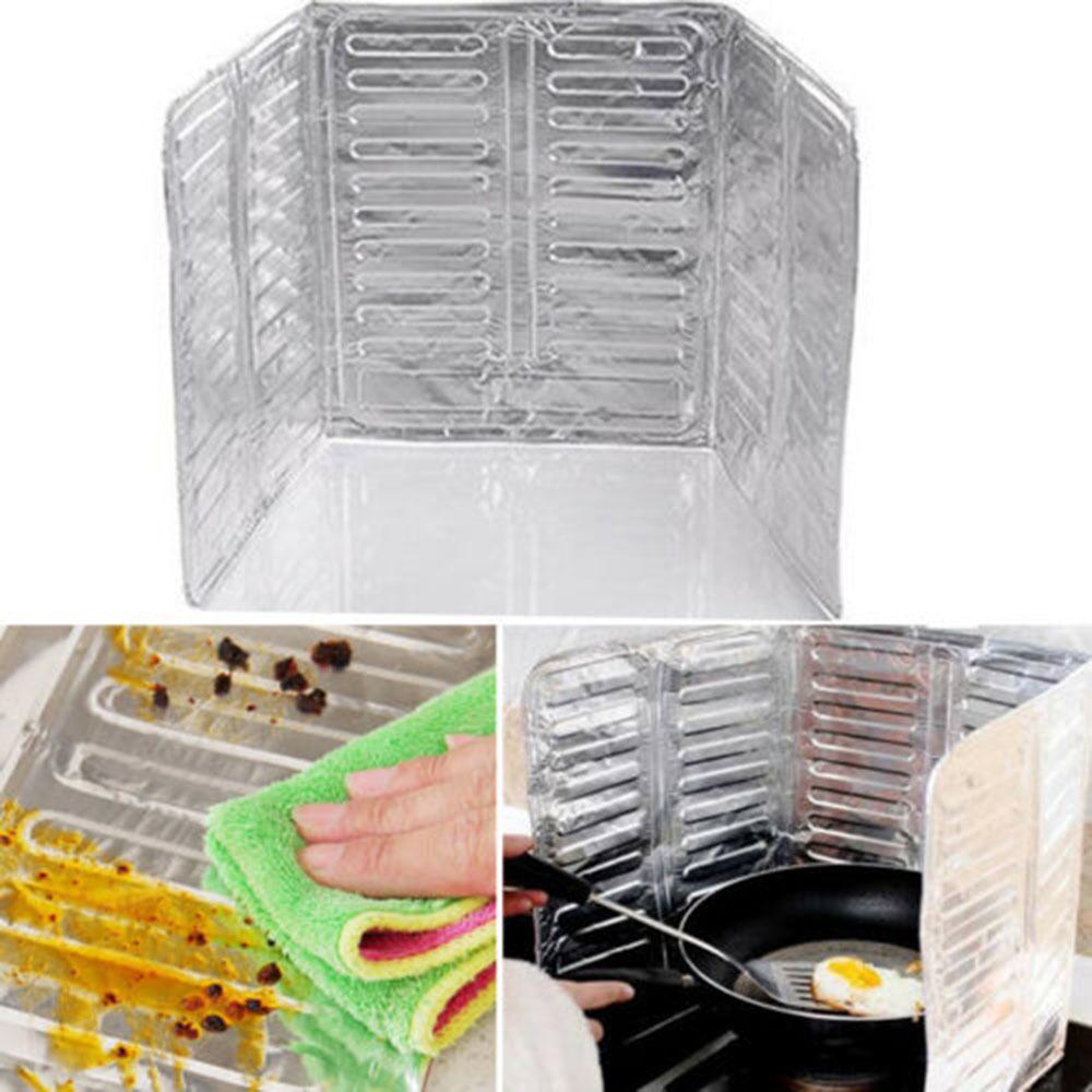 Buy Aluminum Foil Board Gas Stove Kitchen Oil Splash Guard Cooking