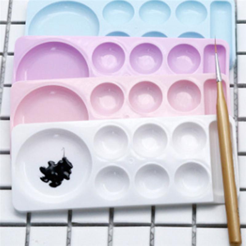Buy Nail Art Circle Color Palette Agate Piece Nail Painting Color