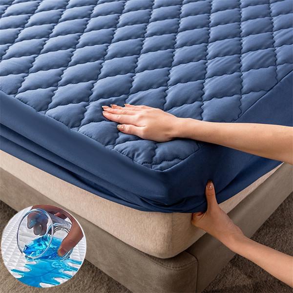 Cheap Waterproof Bed Cover Quilted Embossed Mattress Protector