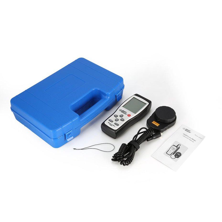 Digital Handheld Light Lux Meter Illuminance 200,000 Lux/FC Luminometer