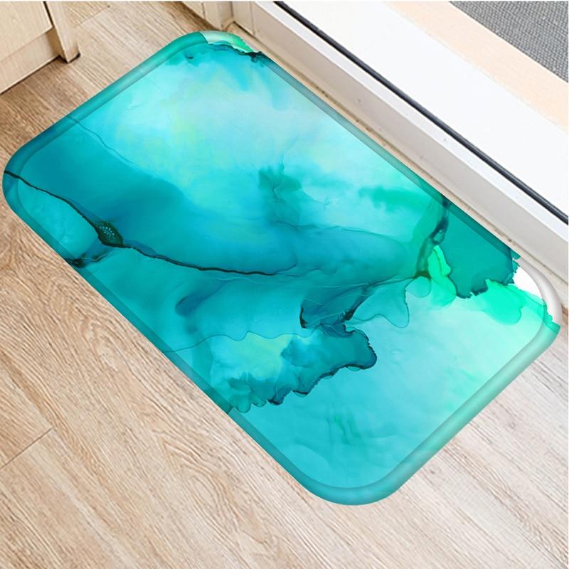Buy 1PC 40x60cm Door Mat in the Hallway Watercolor Kitchen Mats Anti