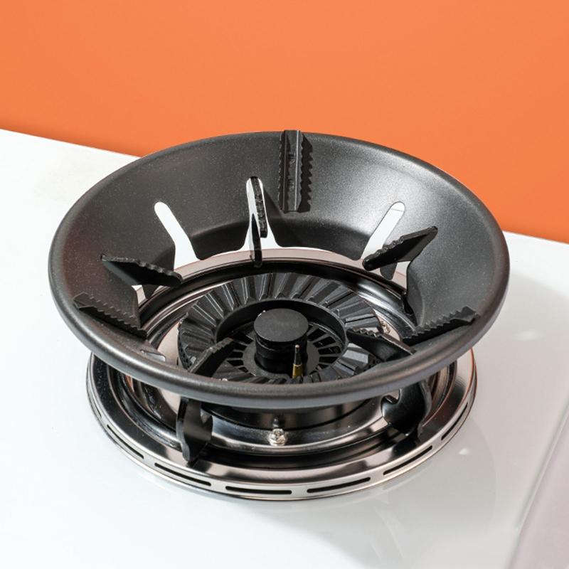 Satın alın Universal Fire Gas Stove Cover Energy Saving Windproof Ring