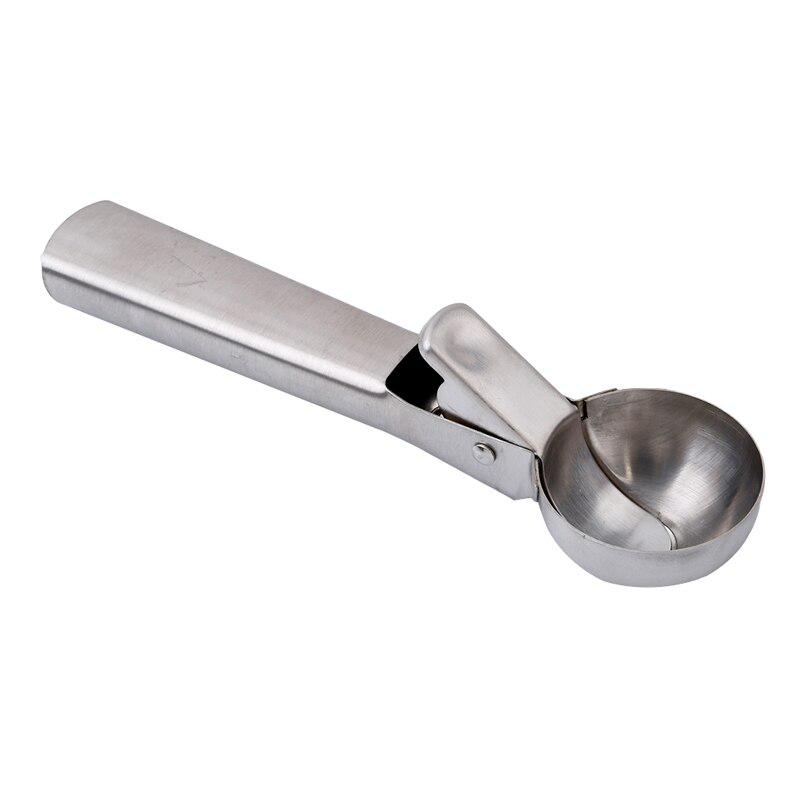 Buy Stainless Steel Ice Cream Scoop Easy Trigger Ice Cream Spoon Home