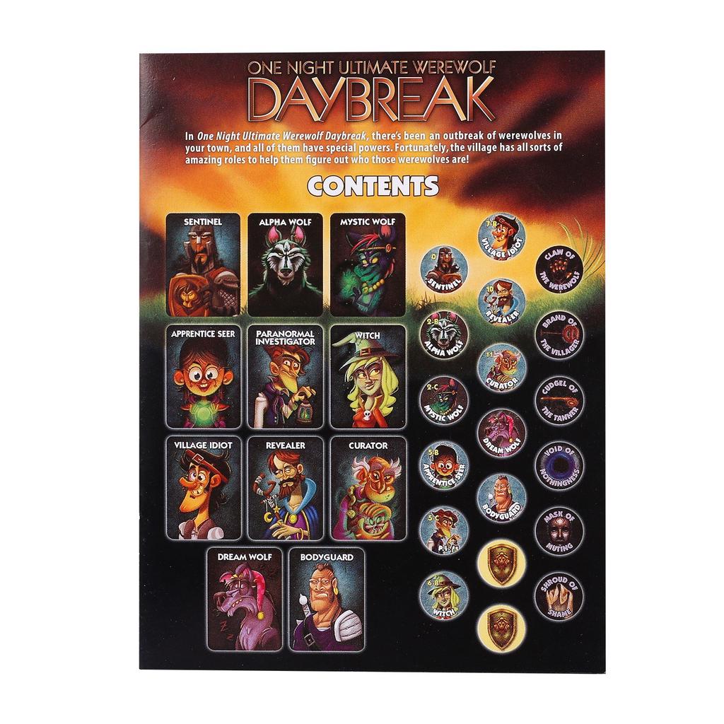 Buy One Night Ultimate Werewolf Daybreak Card Games 10 Minutes Fast