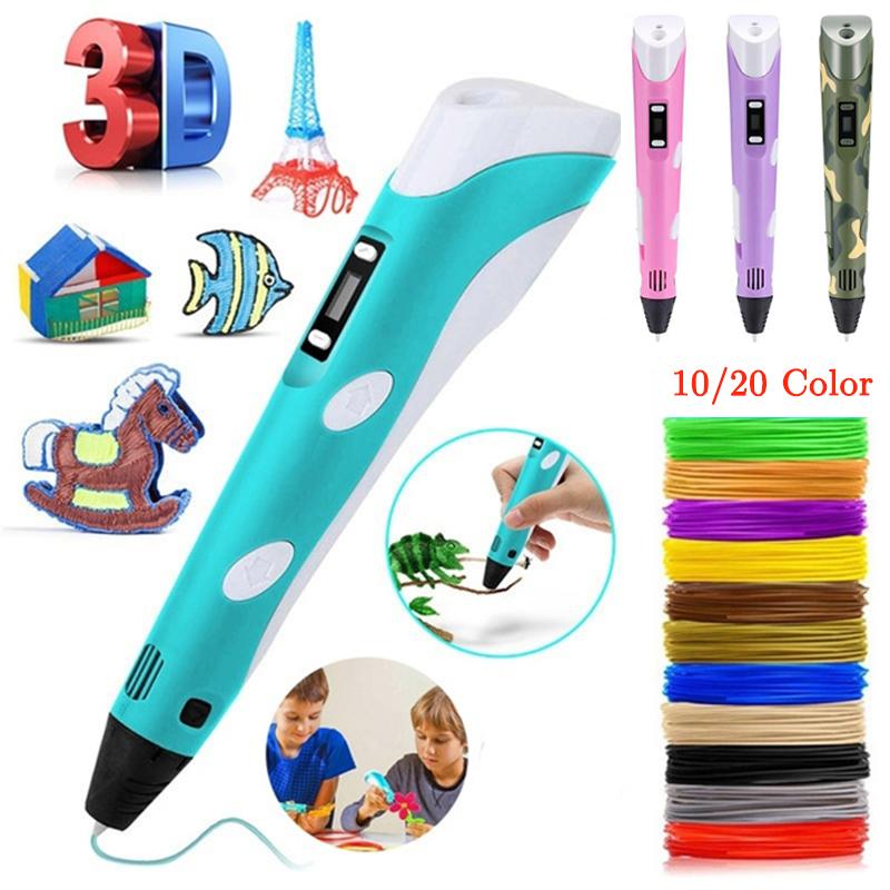 Buy 3D Printing Doodle Drawing Pen Modeling Crafting Arts Printer with