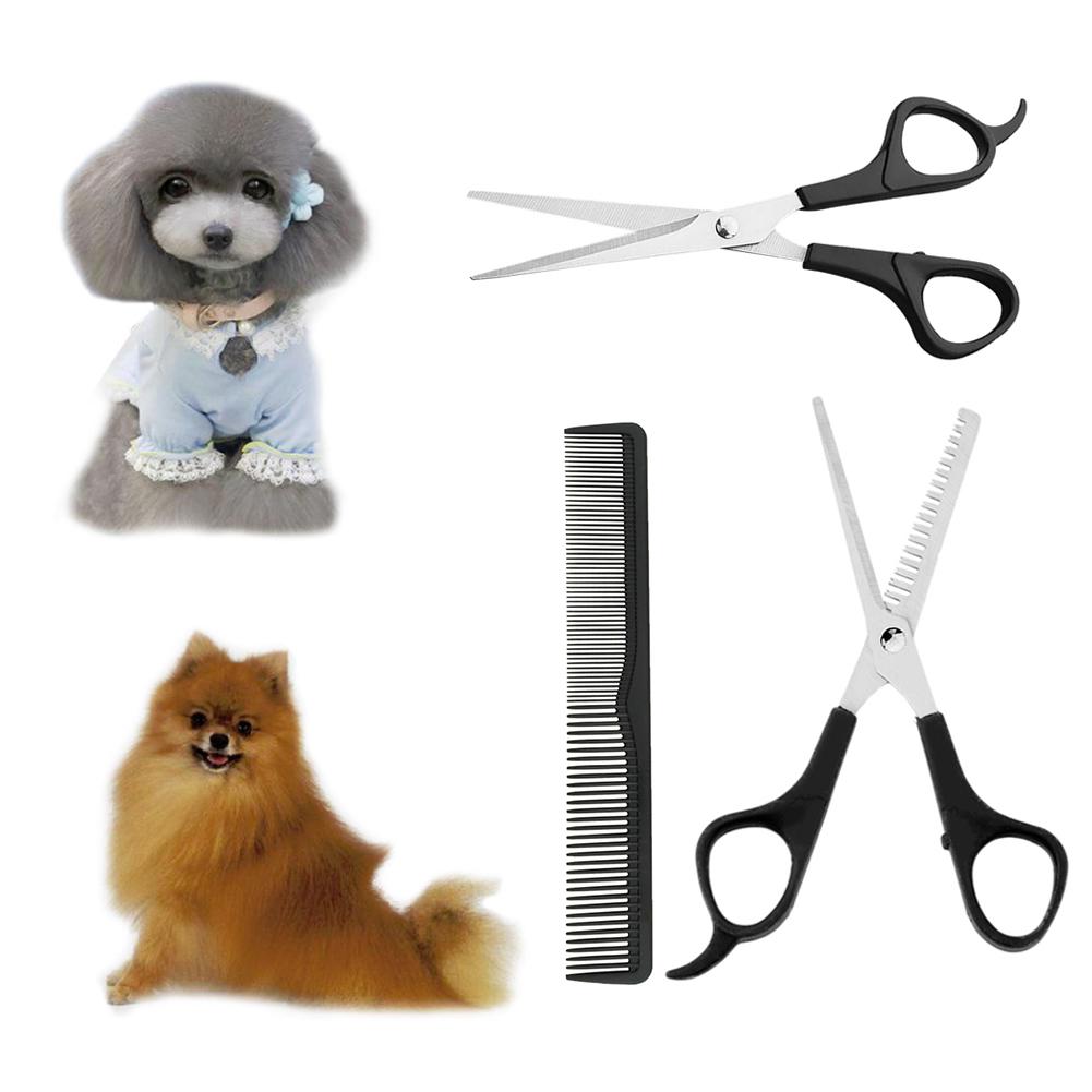 3pcs Pet Grooming Scissors Set Dog Hair Cutting Tool Set Professional