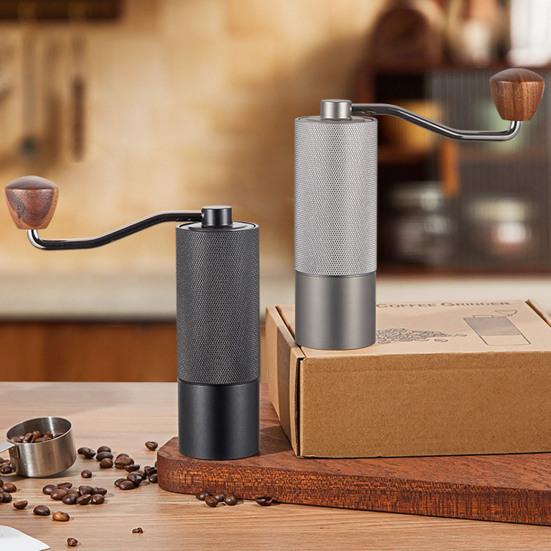 Buy Coffee Hand Grinder Food Grade Even Grinding Stable Structure Coffee Hand Grinder Portable