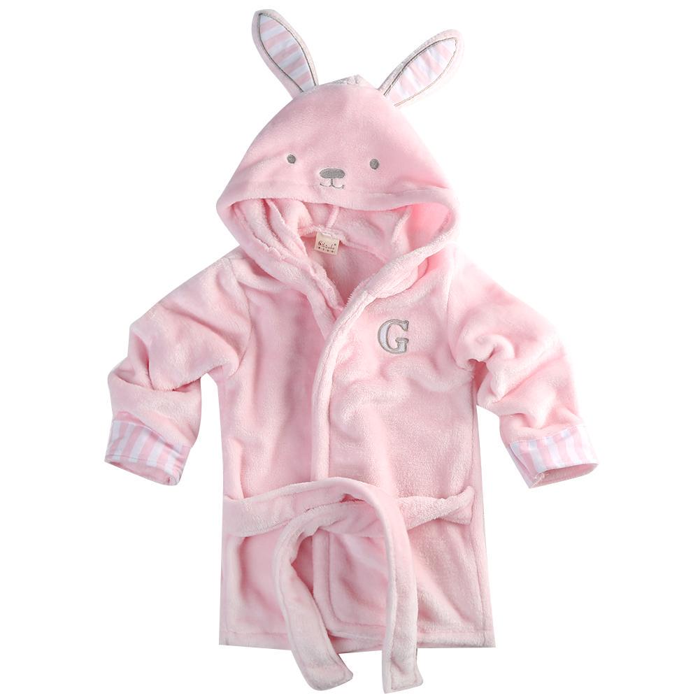 Buy Animal Ears Bathrobe Hooded Bath Robes Towel Infant Baby Long