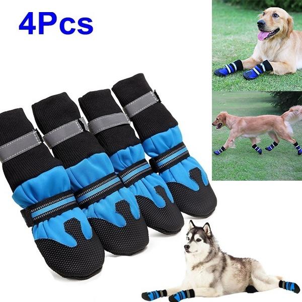 Cheap 4pcs Waterproof Winter Pet Dog Shoes Antislip Snow Pet Boots Paw