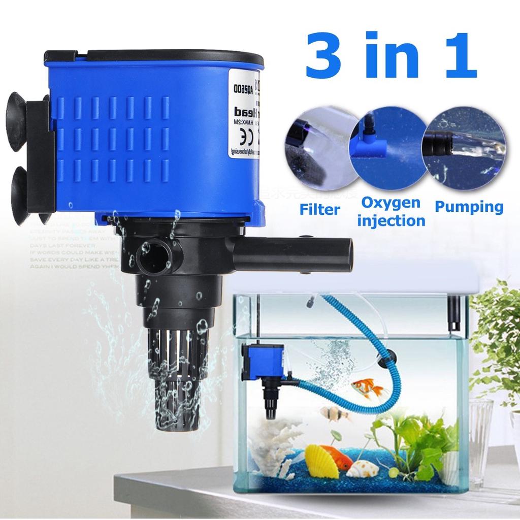 Buy 8W/15W/45W 220V Pumping Oxygen Injection Filters Aquarium Fish Tank