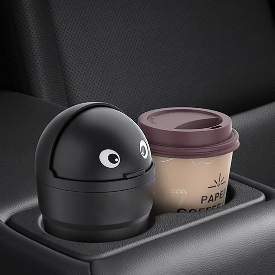 Buy Car Trash Bin Multifunction Waste Organizer with Swing Lid Cute