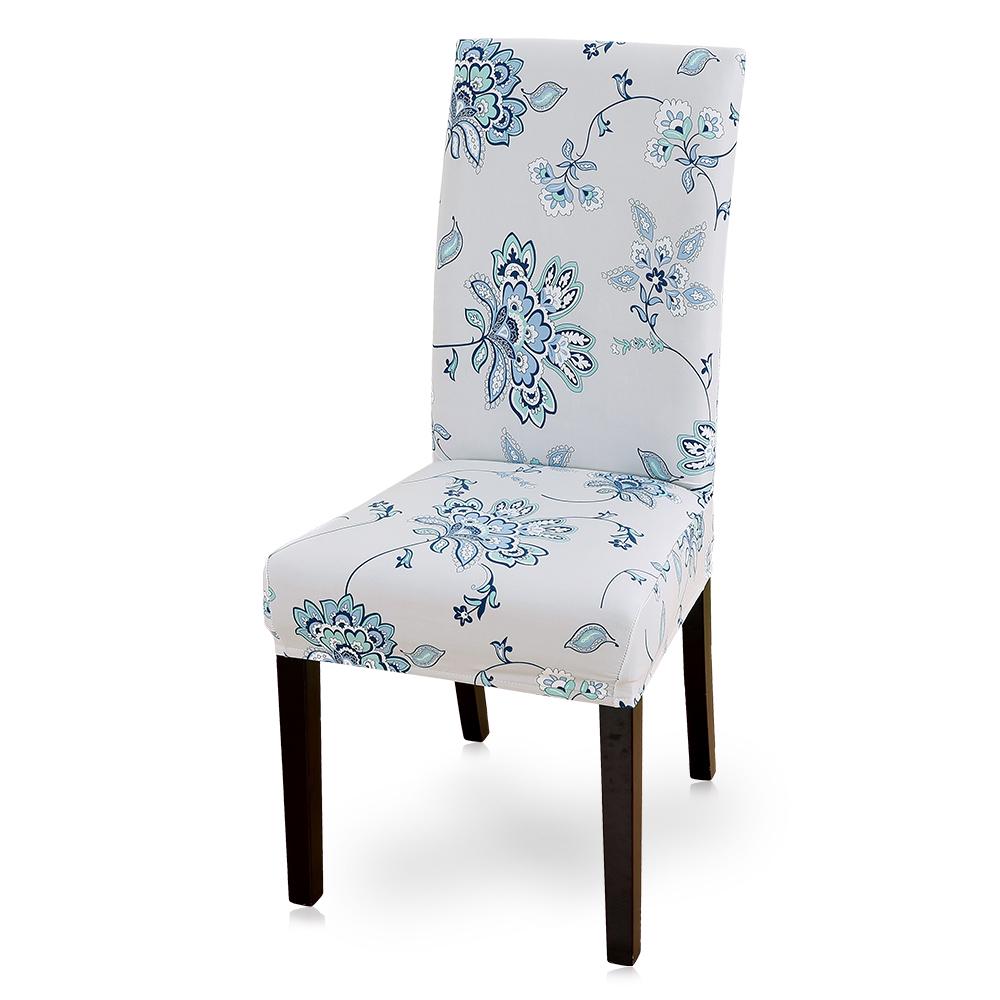 Buy Printing Pattern Dining Room Chair Cover Removable Washable Stretch