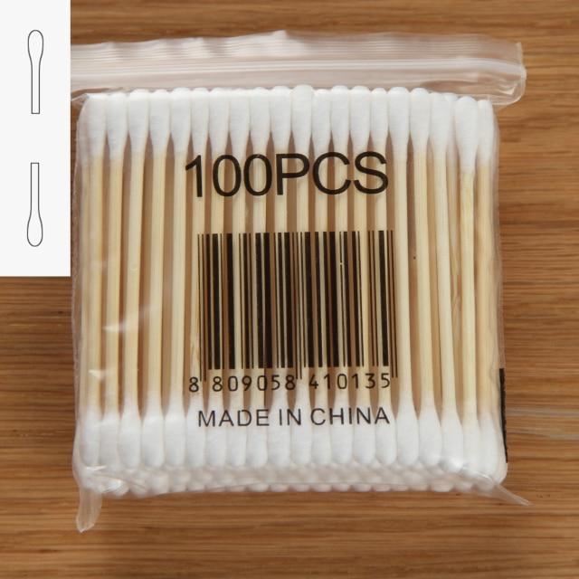Buy Baby Cotton Swabs Natural Cotton Buds makeup first aid cleaning