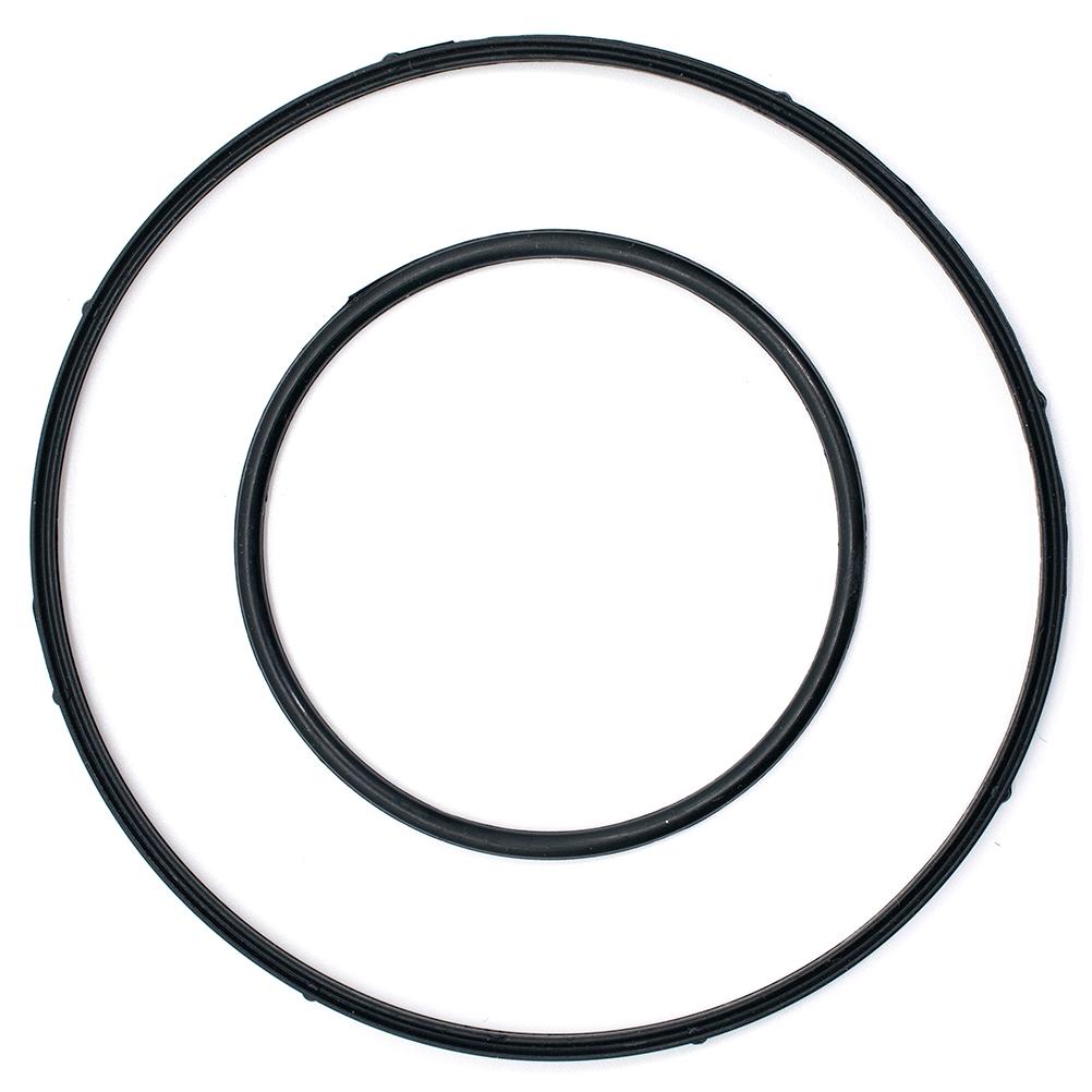 2PCS Black Rubber Vacuum Pump Seal Kit Gasket 11668626471 For BMW 1 3 5