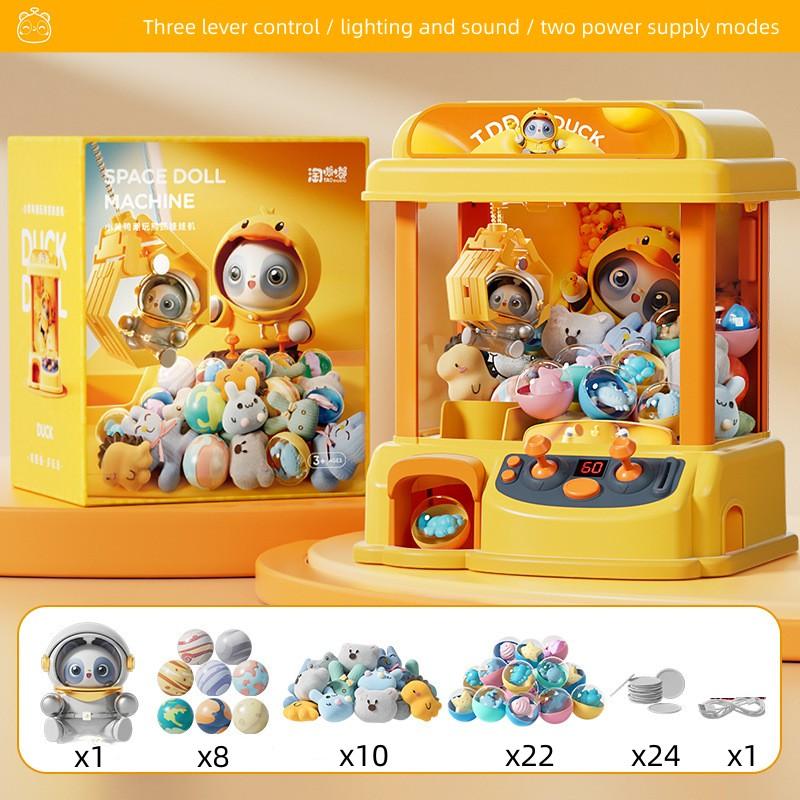 Cheap DIY Automatic Mini Claw Machine Toys for Kids Doll Machines Coin