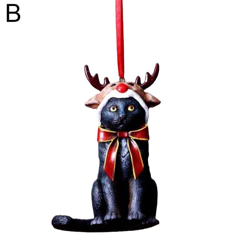 Buy Resin Christmas Tree Ornaments for Cats, Small Decorative Items for