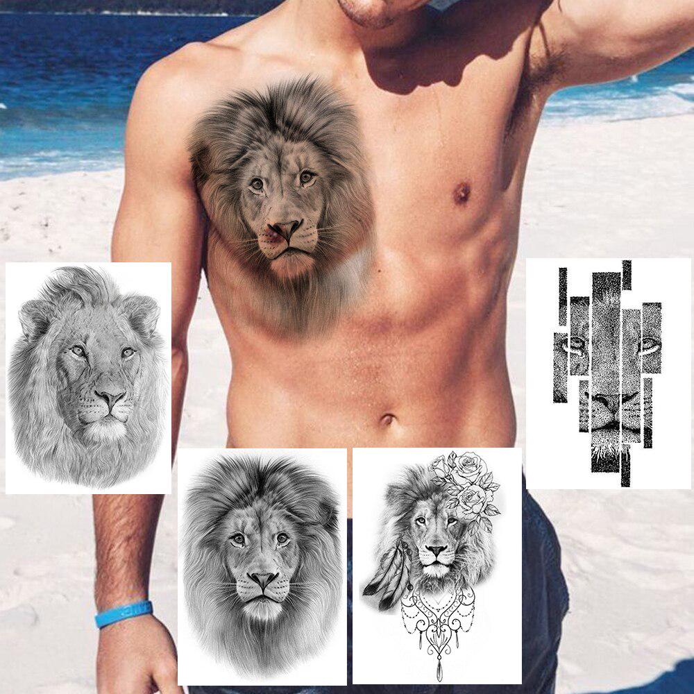 3D Lion Head Tatuaggi Temporanei Fake King Of Beast Flower Tattoo Sticker Per Uomini Donne Strumenti Di Trucco Acquista In Modo Economico — Spedizione Gratuita, Recensioni Reali Con Foto — Joom 1000_x_1000_jpg