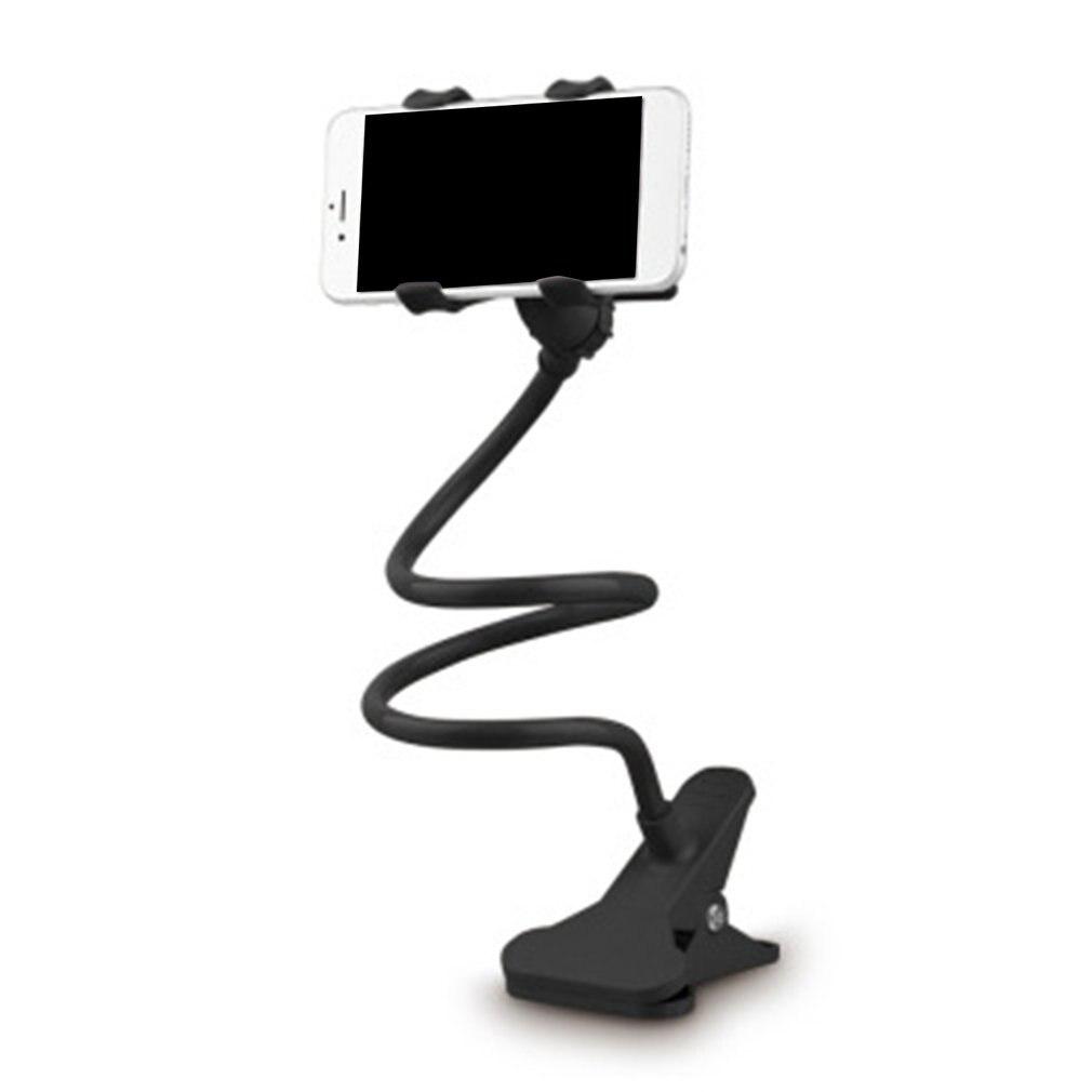 Buy Flexible Phone Holder Bed Clip Lazy Flexible Gooseneck Clamp Long Arms Mount for iPhone