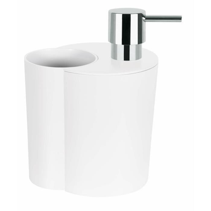 Buy Sun & moon bathroom tumbler and soap dispenser 17x12x10cm white 10.