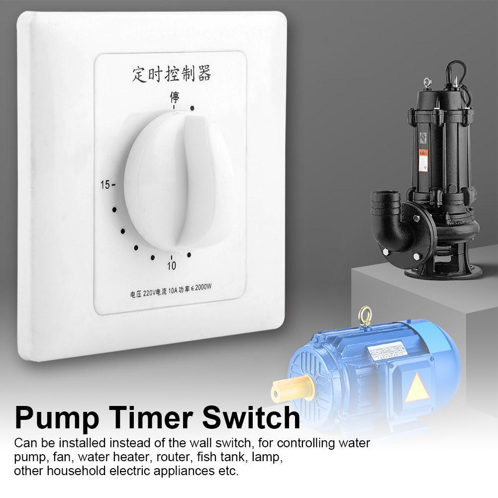 Buy 220V 15Minutes Water Pump Timer Mechanical Countdown Indoor