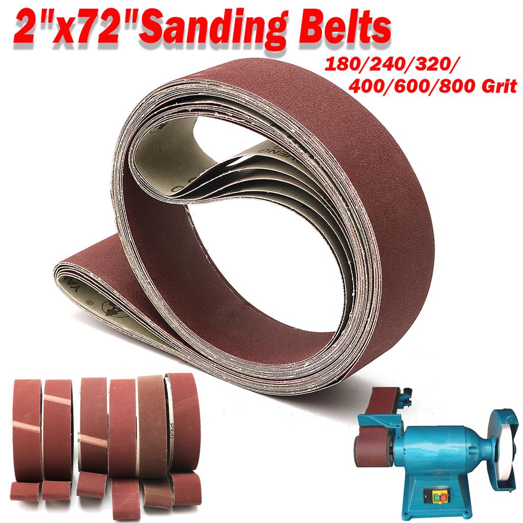Buy 2" X 72" Knife Makers Fine Grit Sanding Belts 6 Pack Assortment at